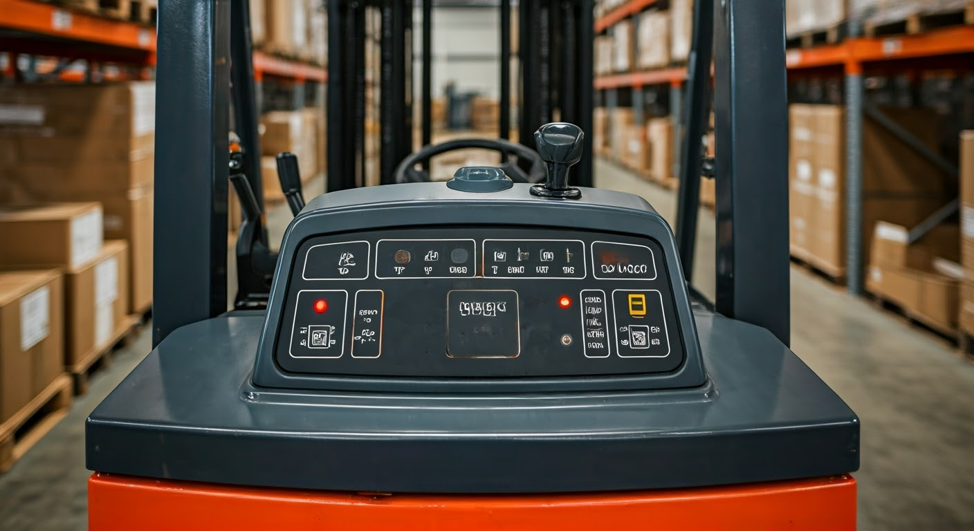 co oznaczaja kontrolki w wozku widlowym toyota