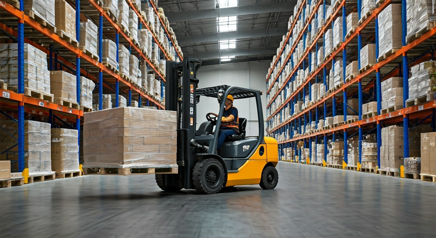 obsluga wozka widlowego jak powinna wygladac jazda i sterowanie